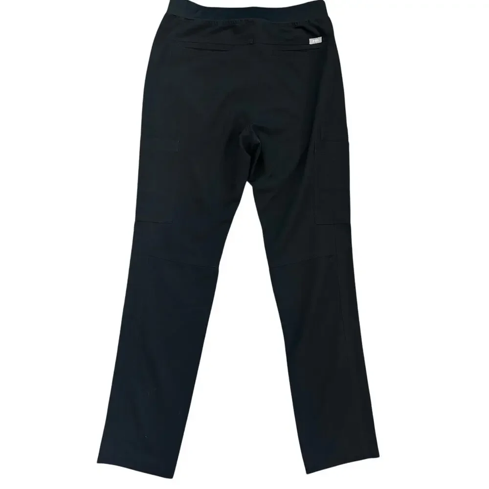 NWOT Figs Axim 7 Pocket Straight-Leg Scrub Pant Black Mens Size Small